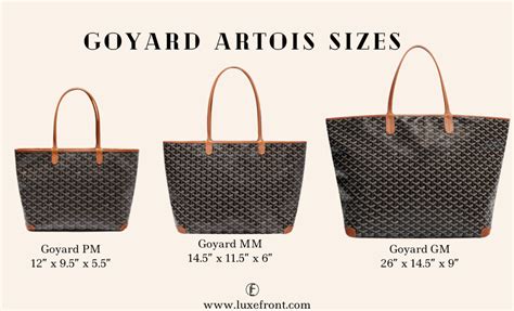 goyard gm size inches